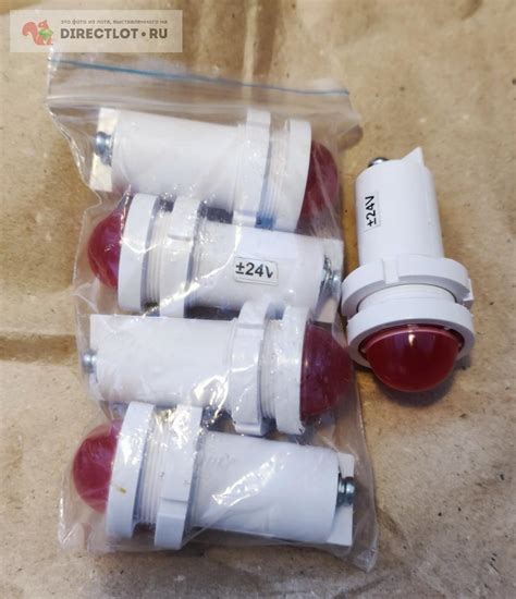 Светодиодная коммутаторная лампа СКЛ 14Б-К-2-24 (красная) купить в ...