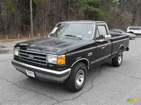 1990 Black Ford F150 Xlt Lariat Regular Cab 44511856