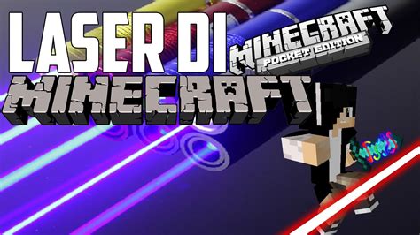 Cara Membuat Laser Di Minecraft Mcpe Youtube