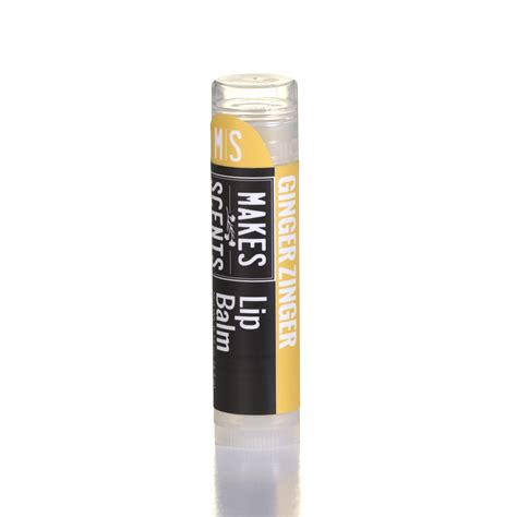 Ginger Zinger Lip Balm Makes Scents Natural Spa Linemakes Scents