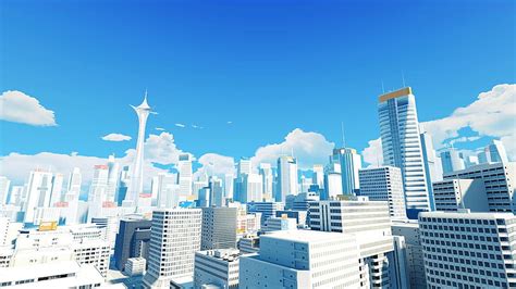 Futuristic City Ambience Mirror S Edge Catalyst Hd Wallpaper Pxfuel