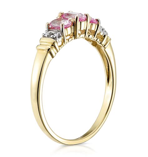 Pink Sapphire Rings The Diamond Store