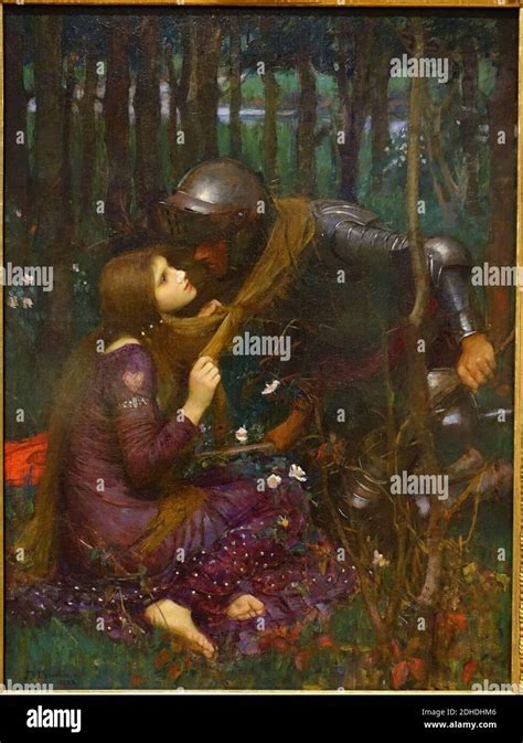 La Belle Dame Sans Merci By John William Waterhouse 1893 Oil On