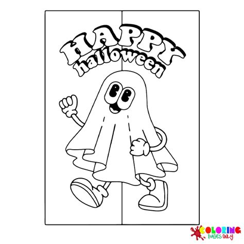 Halloween Cards Color Page - Halloween Cards Coloring Pages - Coloring Pages For Kids And Adults