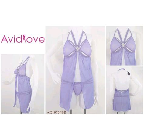 Lingerie Set Gstring Transparan Fesyen Wanita Pakaian Wanita Lainnya Di Carousell