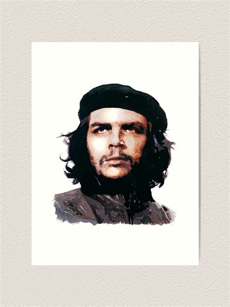 L Mina Art Stica Che Guevara Print Watercolour Che Guevara Art Che