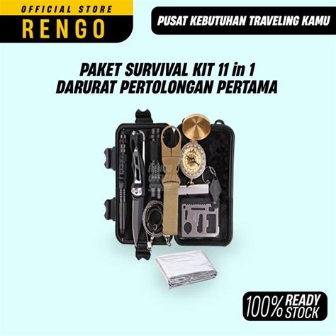 Jual Survival Kit Alat Kebutuhan Darurat Travel In Pertolongan