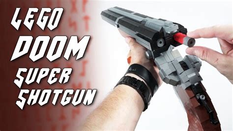 Doom Lego Super Shotgun Double Barrel Youtube