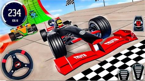 Impossible Formula Car Mega Ramp Race Car Stunts Racing Simulator D