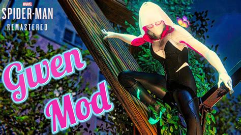 Gwen Mod In Spider Man Pc Gwen Stacy Spider Suit Gameplay From Spider