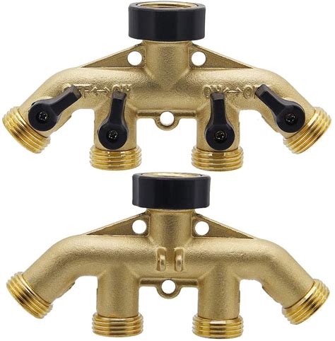 Heavy Duty Brass Garden Hose Splitter Amazing Garden