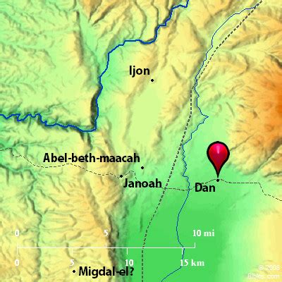 Bible Map: Leshem (Dan)