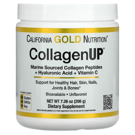 California Gold Nutrition, CollagenUP , Hyaluronic acid, and Vitamin C ...