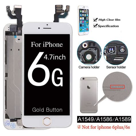 OEM iPhone 5 6 6s Plus 7 8 Lcd Digitizer Complete Screen Replacement C