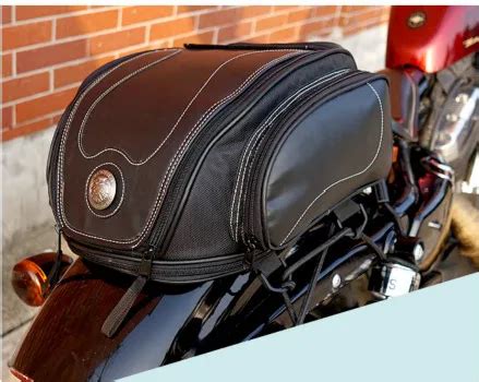 Uglybros sac étanche pour Moto sacoche arrière rétro pour siège de