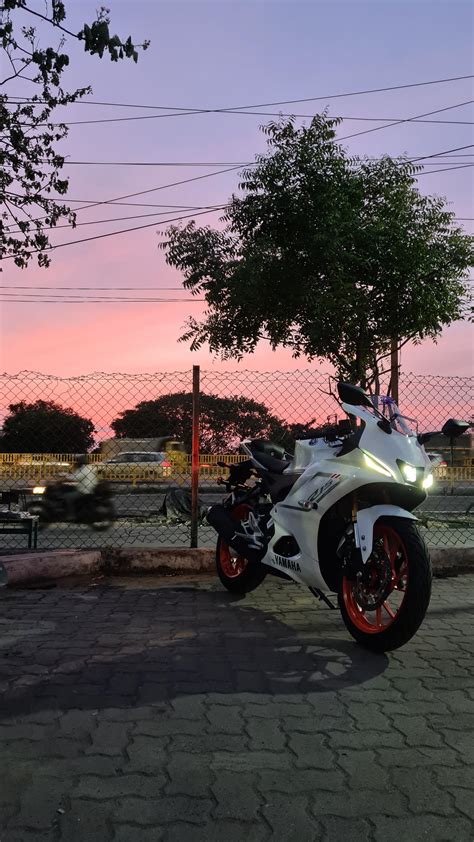 First Post - My New R15 V4 Intensity White : r/indianbikes