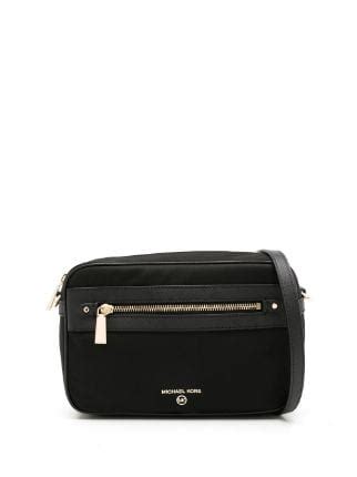 Michael Michael Kors Bolsa Transversal Jet Set Preto Farfetch Br