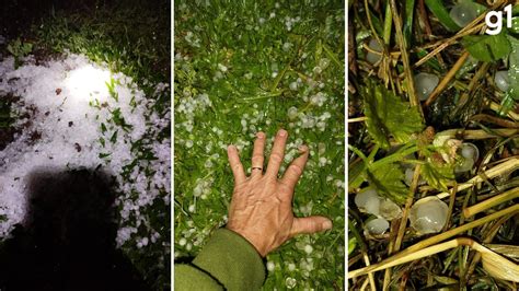 Munic Pios Registram Transtornos Ap S Queda De Granizo Forte Chuva E