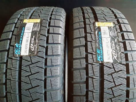 2本の出品 2019年製 PIRELLI ICE ASIMMETRICO r f 245 45R18 100Q XL ピレリ RFT ラン