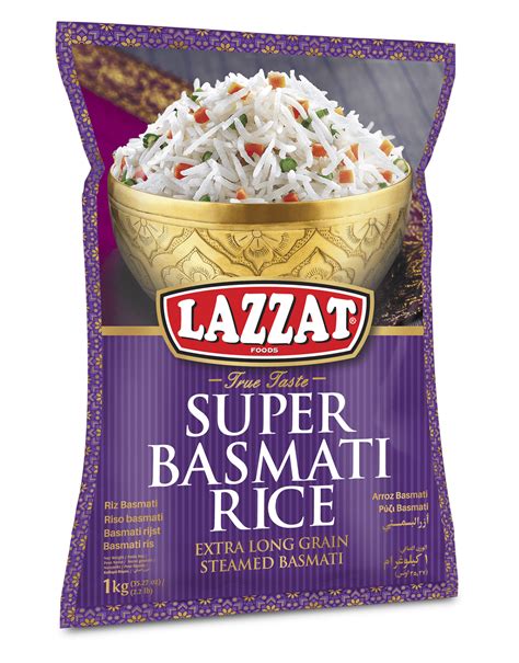 Super Basmati Rice Kg Lazzat Foods True Taste