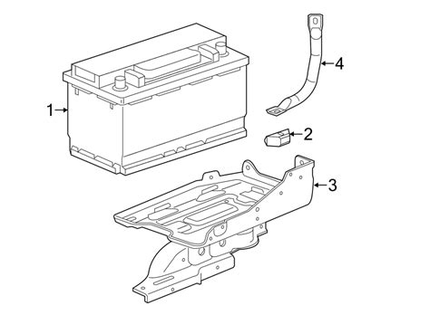 Chevrolet Silverado 1500 Battery Tray Brace Front 22829070 Gm Parts Outlet Eastpointe Mi