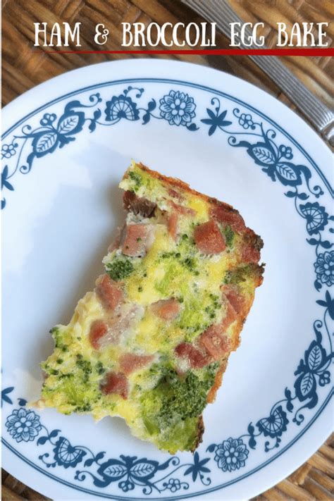 Ham and Broccoli Egg Bake