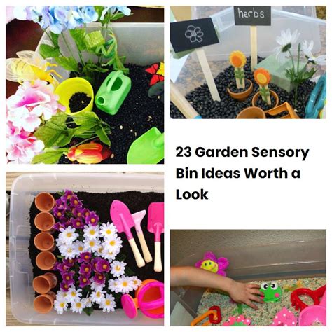 23 Garden Sensory Bin Ideas Worth A Look Sharonsable