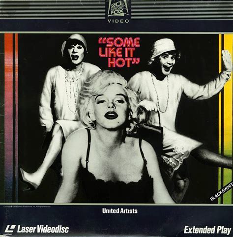 SOME LIKE IT HOT MARILYN MONROE LASERDISC RARE Laserdisc