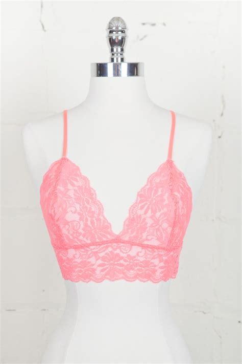 Coral Lace Bralette