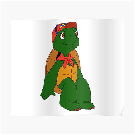 Franklin The Turtle Poster For Sale By Fashion Ciiity Redbubble