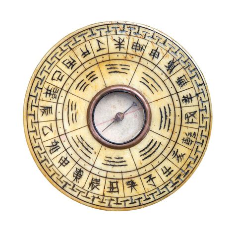 Feng Shui Compass Isolated stock photo. Image of signs - 29272608