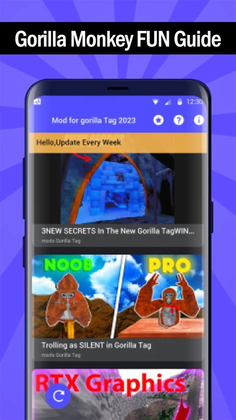 Gorilla Tag's Funny mod Guide APK for Android Download