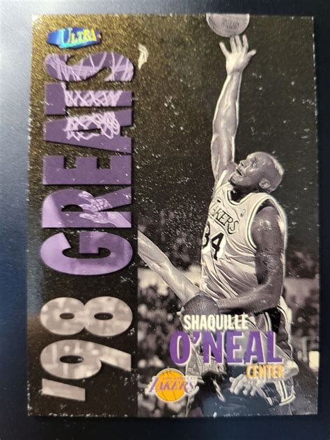 1997 98 Fleer Ultra Shaq Shaquille Oneal GOLD MEDALLION Card 265G EBay