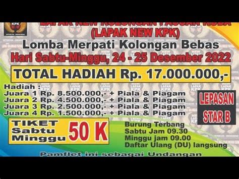 Event Tabanas Total Juta Di Lapak Kolong Merpati Kpk Intercon Youtube