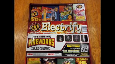 Tnt Fireworks Electrify Assortment Unboxing Youtube