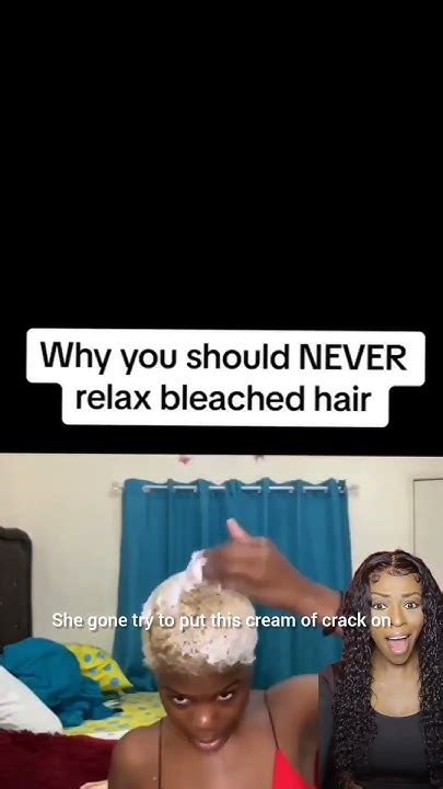 Hairdresser Reacts To Diy Tik Tok Relaxer Fail Video Reaction Haircare Hairstylist Hair