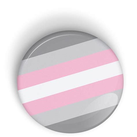 Demigirl Pride Flag Pin Badge Button Or Fridge Magnet Lgbt Lgbtq Lgbtqi