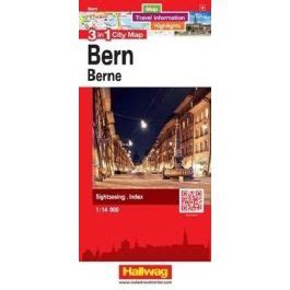 Bern 3in1 City Map Hallwag Hajk Ch