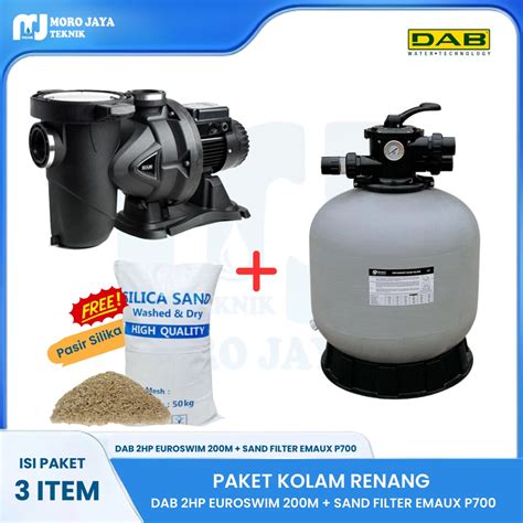 Jual Paket Kolam Renang Dab Hp Euroswim M Sand Filter Emaux P