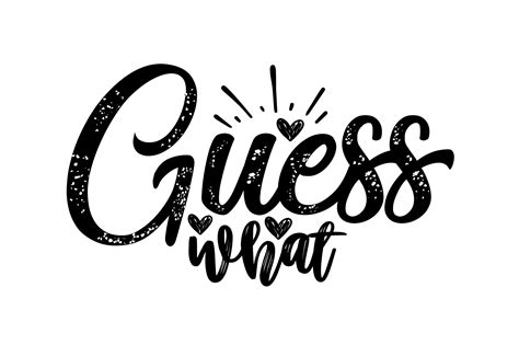 Guess What SVG Graphic by orpitasn · Creative Fabrica