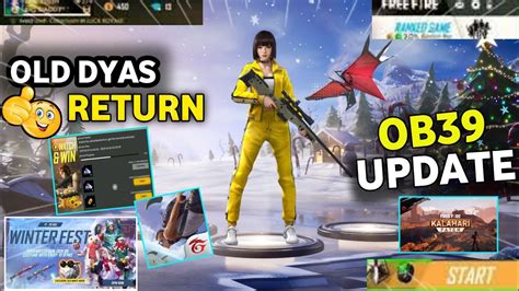 Free Fire Ob Update Ob Update Free Fire Free Fire New Event