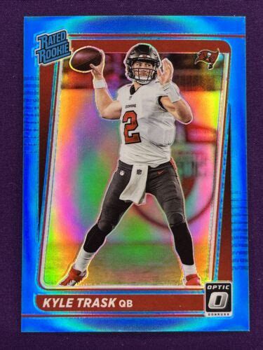 2021 Donruss Optic Kyle Trask Aqua Prizm 299 Rated Rookie Rc Ebay