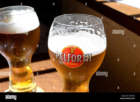 Pelforth Blonde Beer Stock Photo Alamy