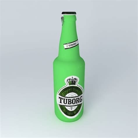 Tuborg Deluxe Beer Free 3d Model Cgtrader