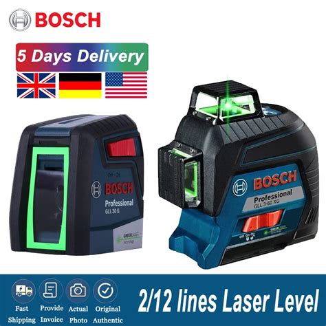 Bosch Nivel láser herramienta de nivelación de 12 líneas Gll3 60xg 2