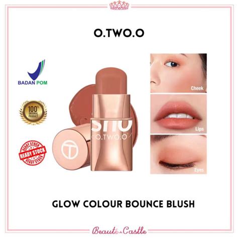 O TWO O Glow Colour Bounce Blush Makeup Blush Stick Hydrating Gloss