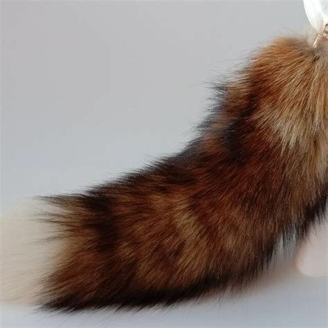 Fox Tail Keychain - Etsy