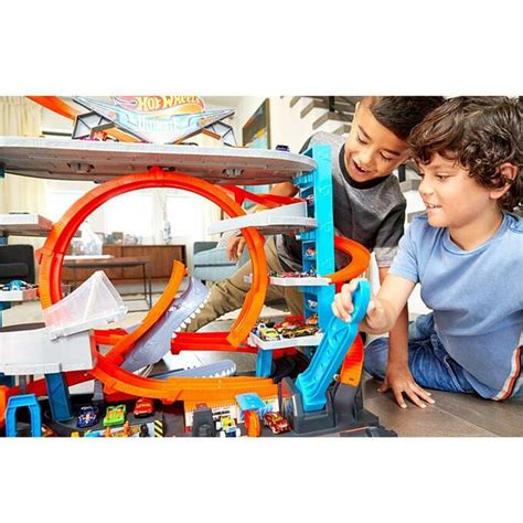 Mattel Hot Wheels City Mega Garaż Rekina 2 autka