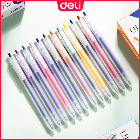 Deli Eg Press Color Gel Pen Mm Colors Painting Writing Pens