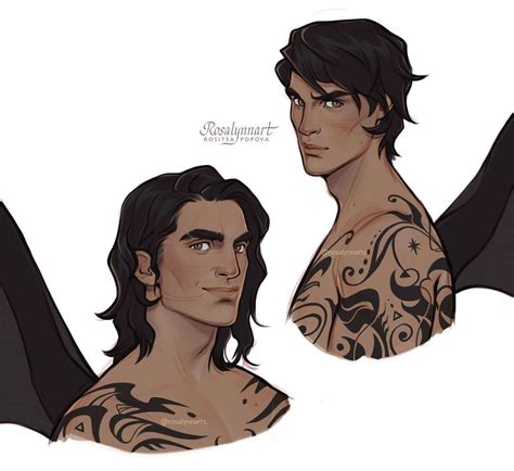 Rosalynn | Rositsa Popova on Instagram: "Cassian and Azriel 🖤 I can ...